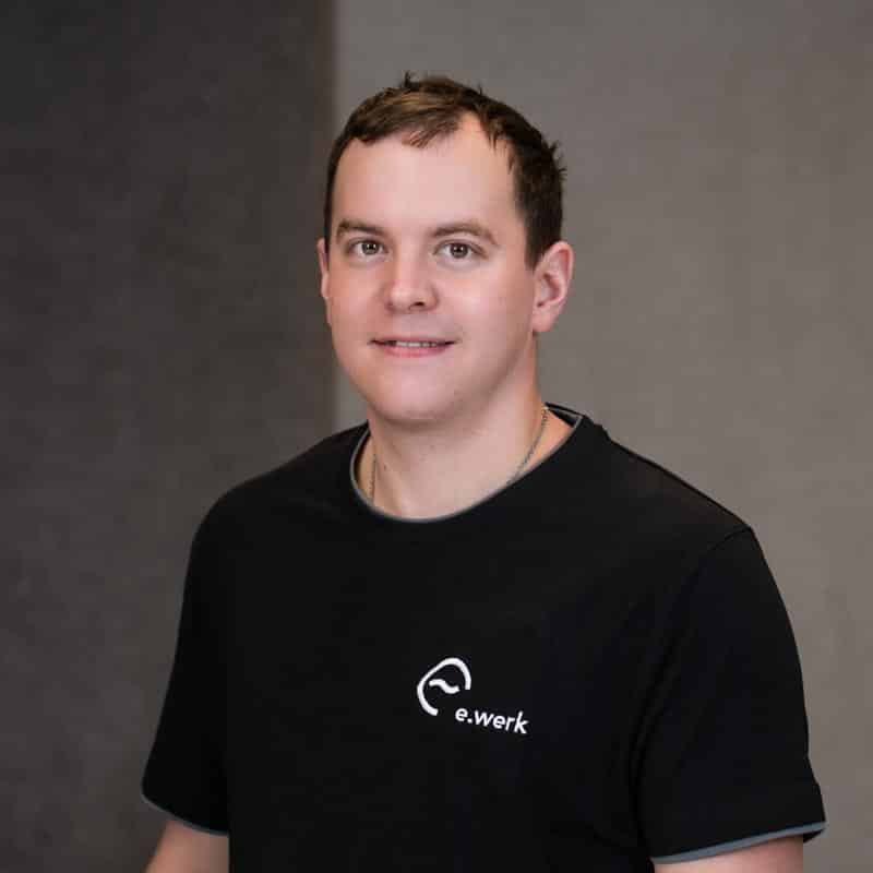 Valentin Hopfgartner, Mitarbeiter bei der Elektrowerkgenossenschaft Hopfgarten in Defereggen